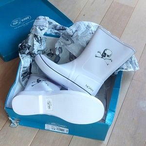 NIB Sperry x NOAH rain boot collaboration. White men's size 10M